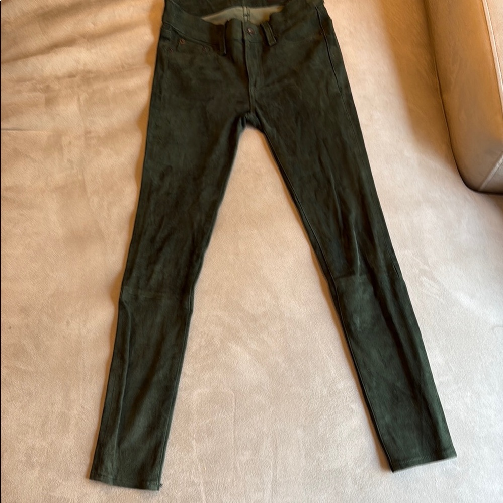 Rag & Bone 100% Suede Skinny pants